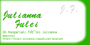 julianna fulei business card